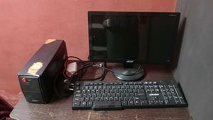 Acer Monitor, Keyboard, and UPS