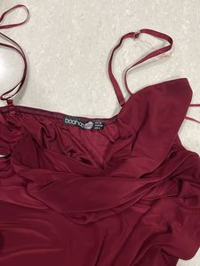 Boohoo Red Dress