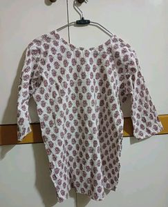White Short Kurti