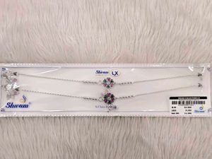 pure silver anklet