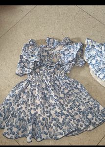 Cute Blue &amp; White Dress