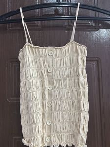 Cream Cami Top