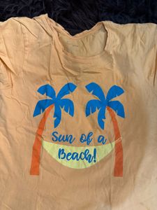 Clovia Cute &#39;Sun of a Beach!&#39; Tee
