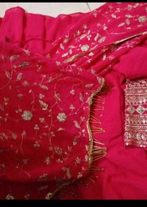 Elegant Pink Kurta with Embroidery