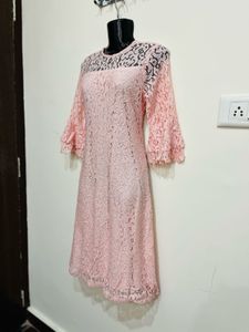 Flash Sale-Pastel Pink A-Line Dress