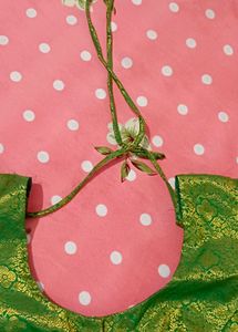 Green Brocade Blowse