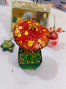 Handmade Mushroom Figurine