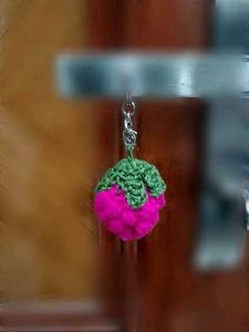 Combo of 2 beautiful woolen keychains
