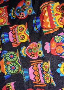 Women&#39;s Sleeveless Jumpsuit – Vibrant Owl Print🦉