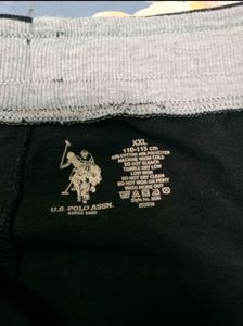 US Polo Assn Black Lounge Pants