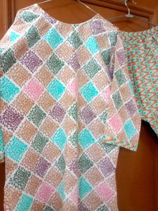 Printed Cord Set/ Kurti Plazzo