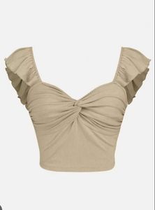 Cute Ruffled Crop Top