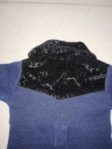 Stylish Kids Blue &amp; Black Coat