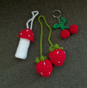 Crochet Bag Charms Set