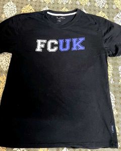 FCUK - Black T-Shirt L size