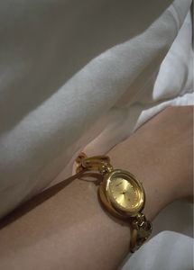 Aesthetic Pinterest Gold Watch