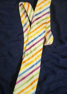 Rainbow Striped Necktie