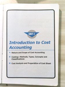 Cost Accounting Textbook