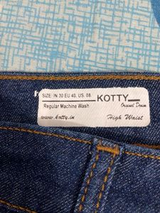 KOTTY Wide Leg Jeans - Dark Wash