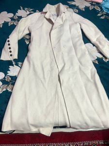 Elegant Cream Trench Coat