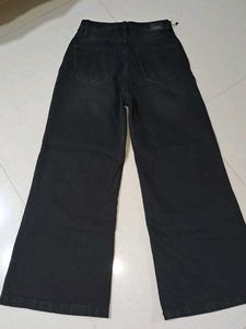 Brand New Austin Wide-Leg Black Jeans