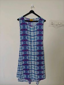 Tie Dye Sleeveless Indowesten Kurti