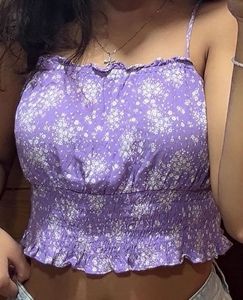 Lilac Floral Cami Top