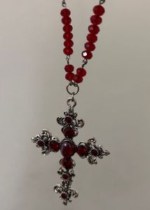Red Cross Necklace ❤️
