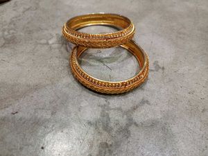 Set of Two Gold Bangles