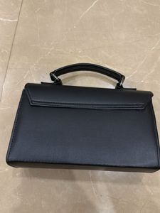 Chic Black Top Handle Bag