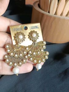 Vintage Style Pearl Earrings