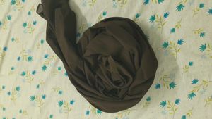 A Coffee Brown Hijab Or Duppatta