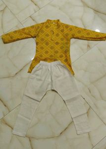Kids&#39; Yellow Kurta Set