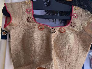 Floral Brocade Fabric Lehenga