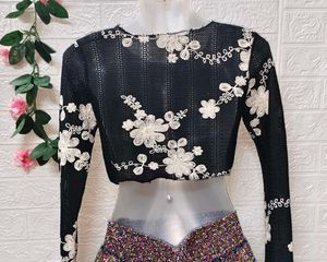 Extra Small🎁Buy 2 Get 1 Free 🎁Crochet Crop Top