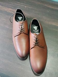 Brown Leather Formal Shoes