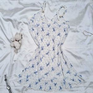 Printerest Aesthetic Cute Lace Trim Dress