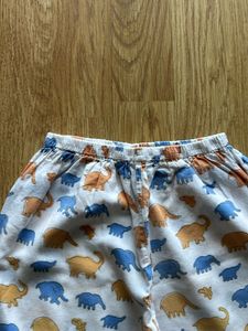 Mulmul Cotton Kids Set - Elephant Print