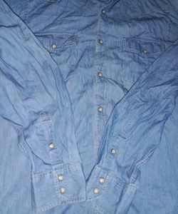 Unisex Blue Denim shirt