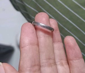 real Silver Band Ring