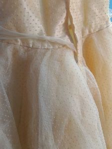 Frock For Baby ,Cream Colour