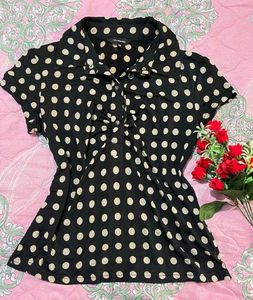 Polka Dot Polo Tee
