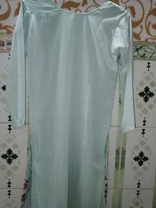 Elegant Pakistani Mint Kurti And Plazo