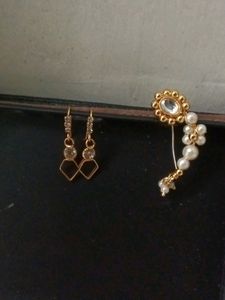 Earrings and Nose Ring