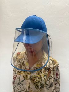Blue Cap with Face Shield