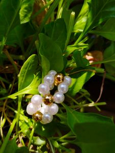 Pearl Gold Beads Ring