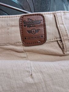 Roadster Beige Cargo Pants