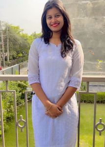 White Chikankari Kurti