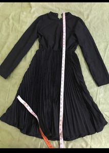 Black Pleated Dress