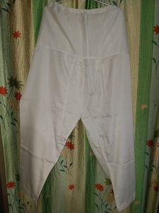 White Kurti Set With Pajamas